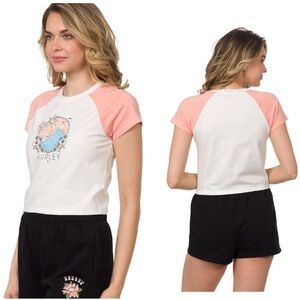 Hurley Tropical Crop Top | SIZE L